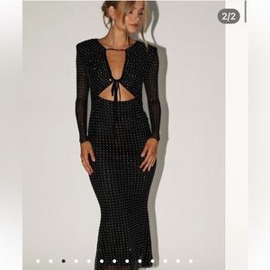 Beautiful midi cut out dress